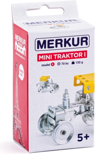 Merkur mini metalni konstruktor traktor