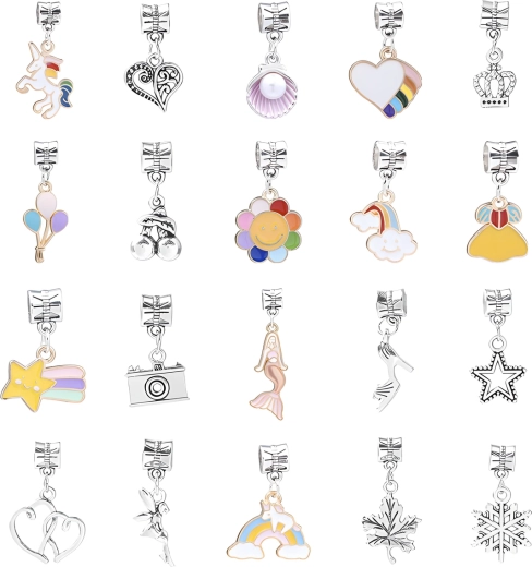 Charm pendants for personalizing jewelry