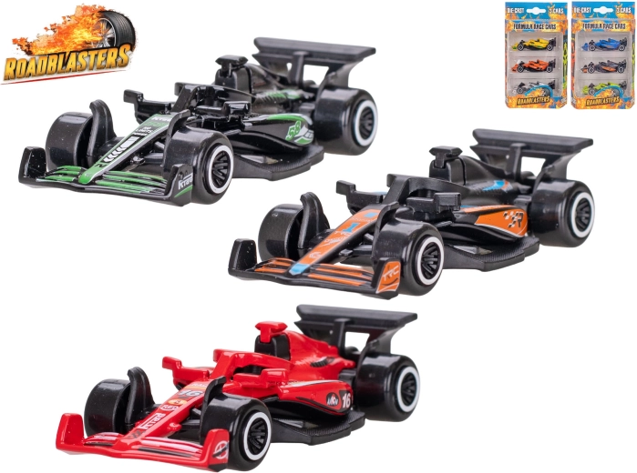 Metalni bolidi Roadblasters 7,5 cm - 3 kom.