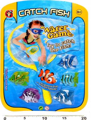 Ribice za pecanje – set 6 kom s mrežicom