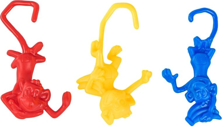 Colorful monkeys for hanging