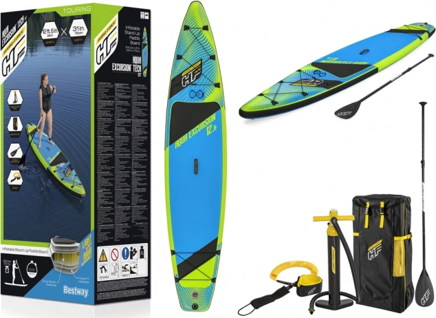Napuhi SUP/paddleboard Hydro‑Force Aqua Excursion 12.6 (381 × 79 × 15 cm) by Bestway