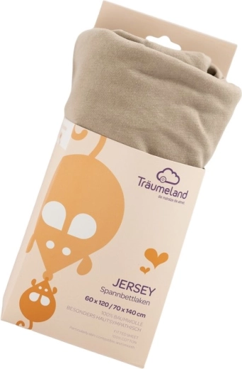 Träumeland jersey plahta UNI taupe