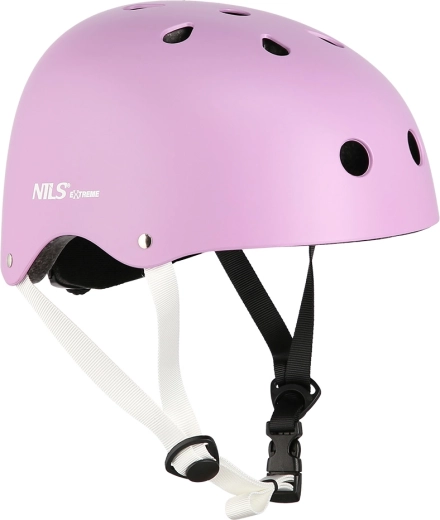 Kaciga NILS Extreme MTW001 ružičasta – XS (48–52 cm)