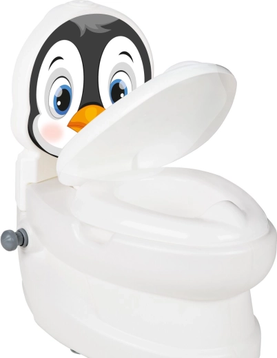 Flush sound and LED light