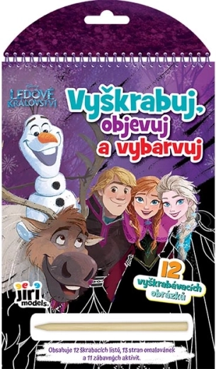 Scratch, Discover, Color: Frozen Kingdom