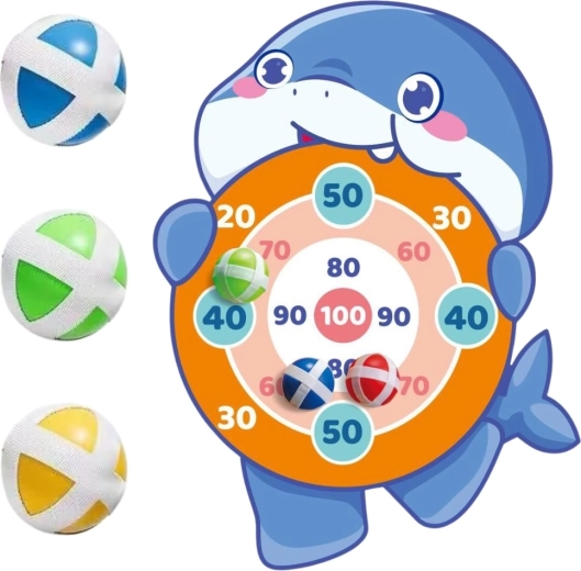 Woopie Children's Velcro Target Shark