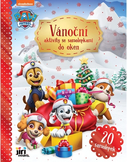 Božićne aktivnosti sa statičnim naljepnicama za prozor Paw Patrol