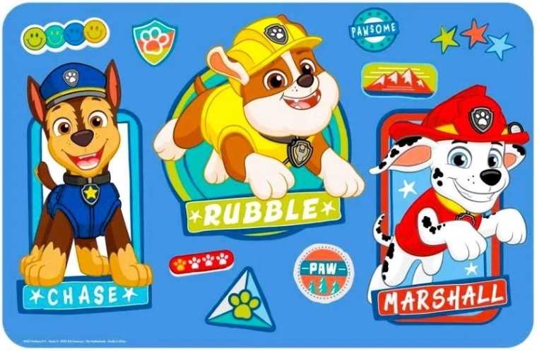 Paw Patrol table mat