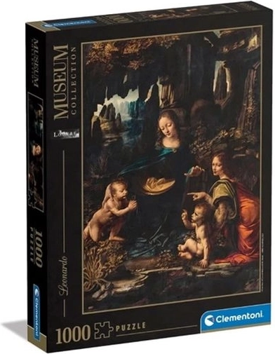 Clementoni Museum 1000-piece Puzzle – The Virgin of the Rocks (Leonardo da Vinci)