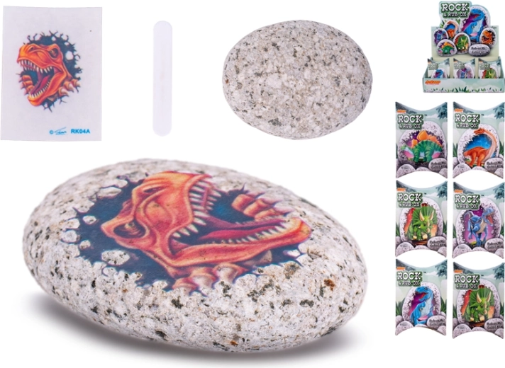 Stone with Dinosaur Sticker for Kids