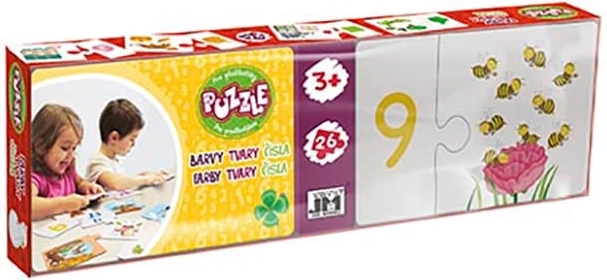 Puzzle za predškolce: brojevi, boje i oblici