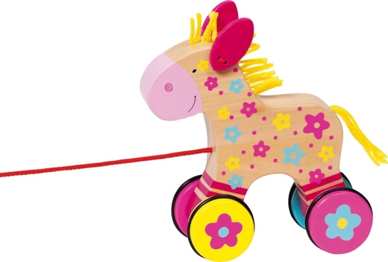 GOKI Pull-Along Horse Klara