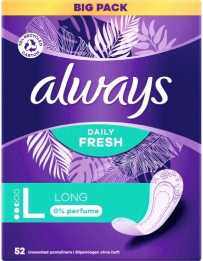 Always Daily Fresh Long dnevni ulošci 52 kom