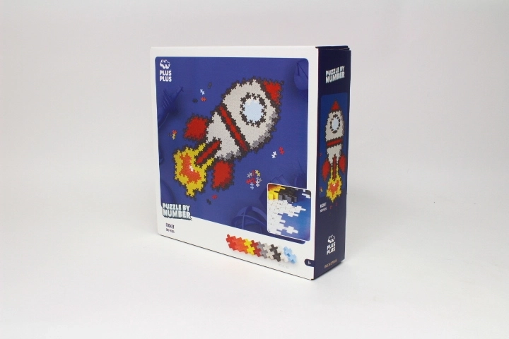Plus-Plus Puzzle by Number Rocket, 500 pieces