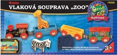 MAXIM vlakovni set sa životinjama iz zoološkog vrta