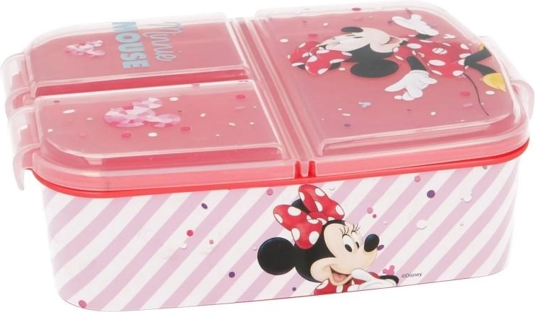 Kutija za užinu Minnie Mouse s 3 pretinca