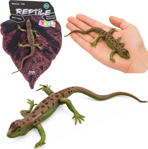 Gumena realistična figurica obične gušterice 15 cm