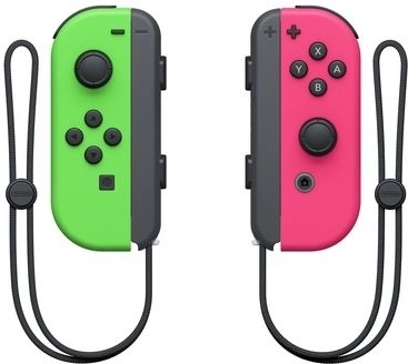 joy-con par neon green/neon pink za nintendo switch
