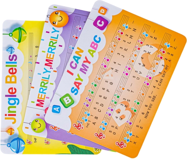 Note cards for simple melodies