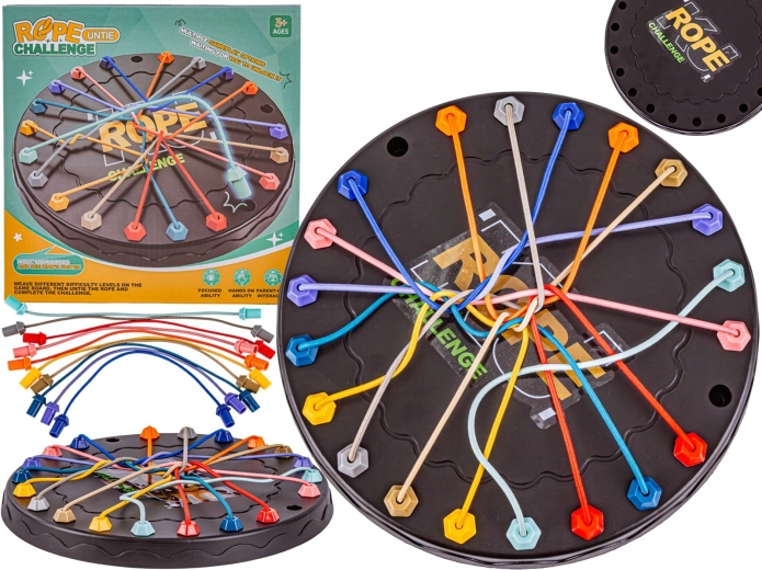Logic string-untangling game – knot puzzle