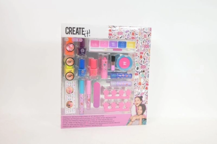 Create it! make-up box neon i šljokice