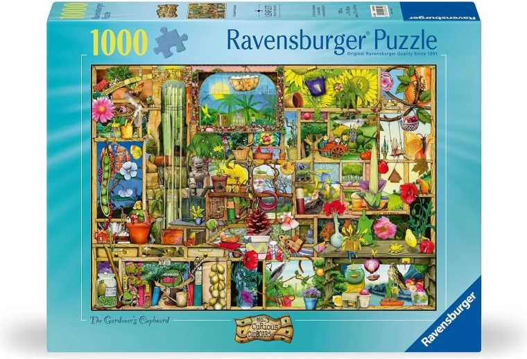 Ravensburger puzzle Curious Cupboards 3: Vrtlarev ormarić (1000 dijelova)
