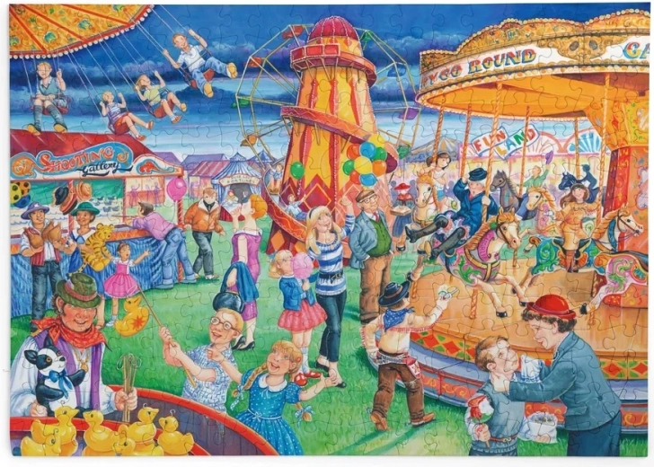 House of Puzzles Fairground Puzzle, 250 Extra-Large Pieces