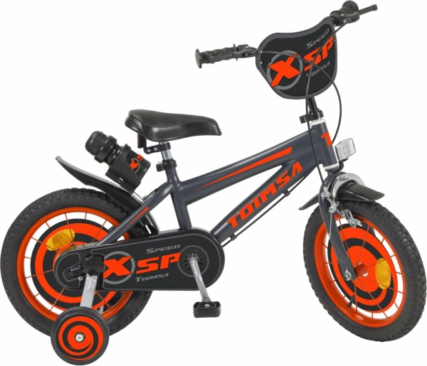 Dječji bicikl Toimsa crno/narančasti 14"