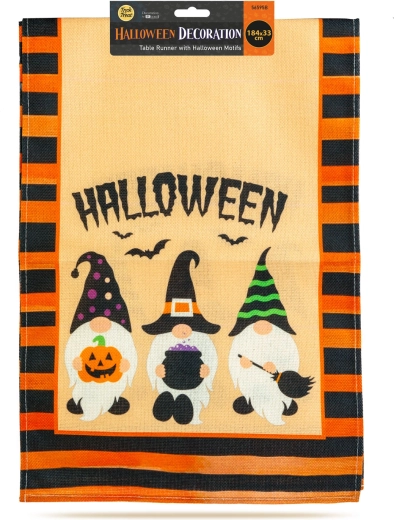 Halloween gnome motif