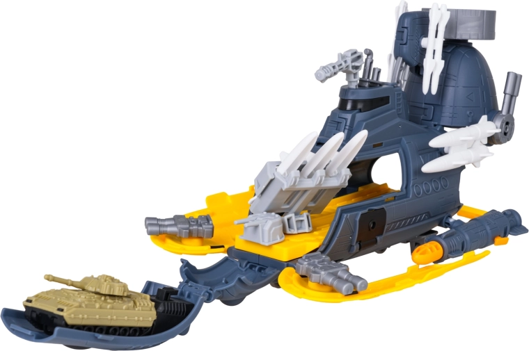 Submarine for transporting units and action “launches”