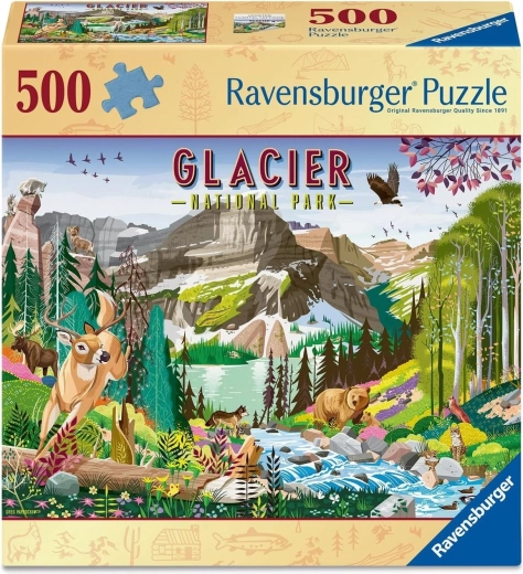 Ravensburger slagalica Nacionalni park: Glacier 500 dijelova