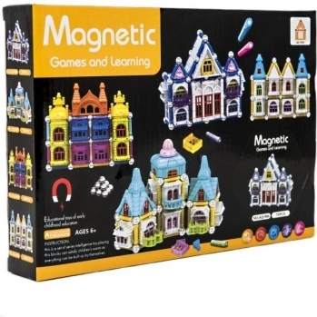 Magnetička građevna set kućica 75 kom