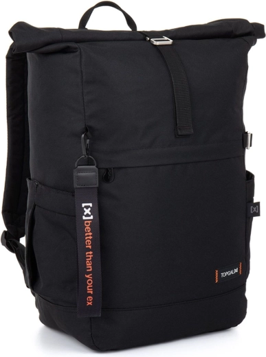 Crni rolltop ruksak Topgal X Ezra