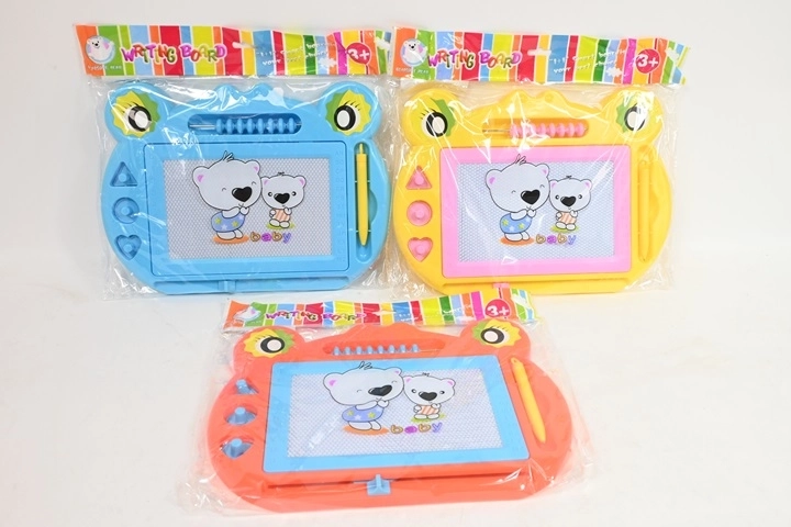 Magic drawing board for repeated drawing and writing in protective film