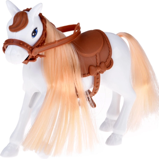 Konj sa sedlom i uzdom