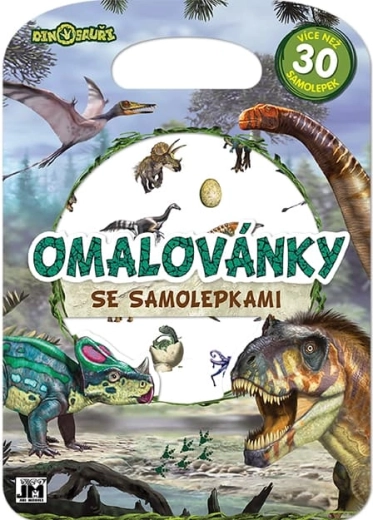 Bojanke sa naljepnicama dinosauri