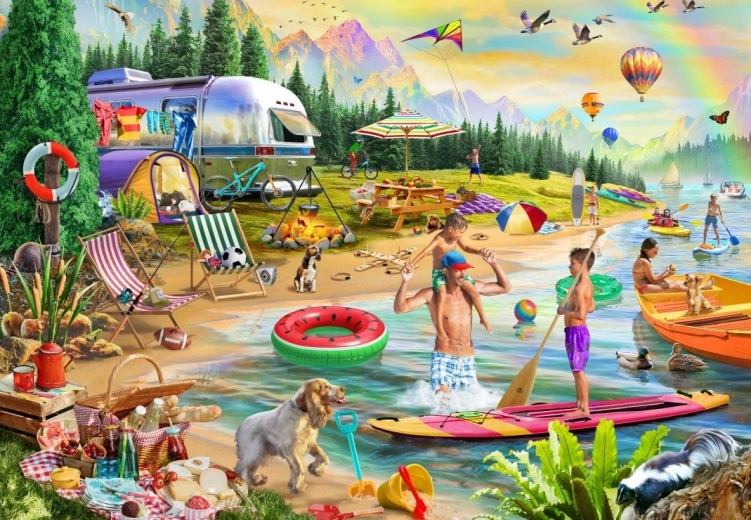 Bluebird puzzle Summer Camp Lakeside 1000 pieces