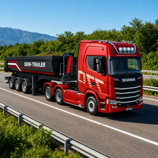 Realistic design for the Scania 1501 rig