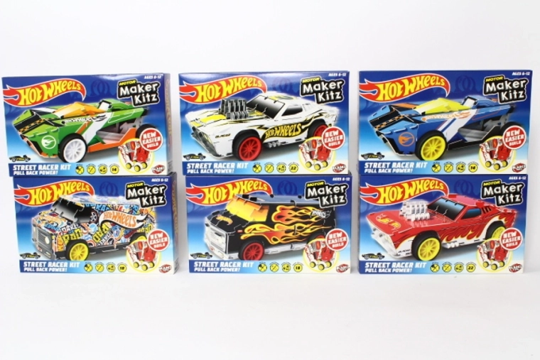 Hot Wheels Maker Kitz trkaći auto Warp Speeder za sastavljanje