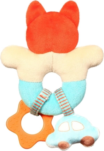 BabyOno zvečkica s grickalicom Bear bež