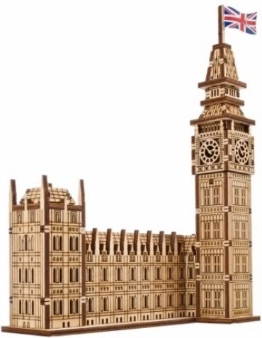Ugears 3D drvena mehanička slagalica Big Ben