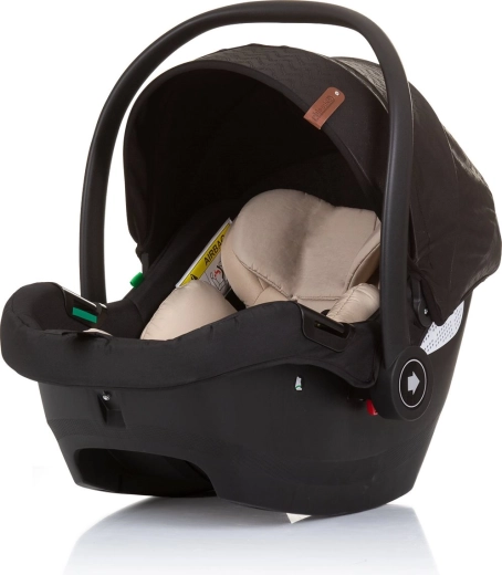 CHIPOLINO Autosjedalica Duo Smart i-Size 40–87 cm, Obsidian Gold