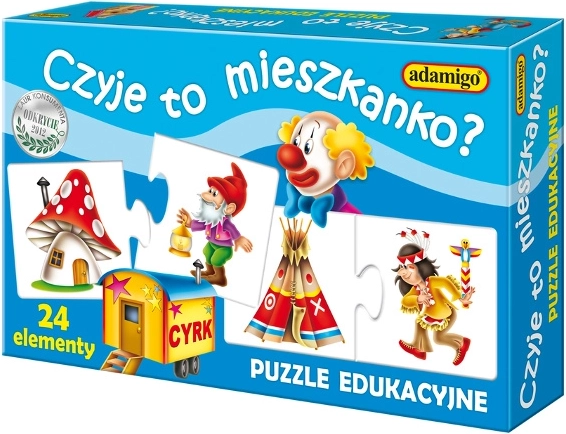 Whose Home Is It? Puzzle Game for Children