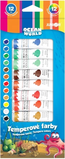 Tempera Paints Ocean World 12×12 ml