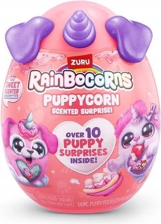 ZURU Rainbocorns Puppycorn iznenađenje – plišano štene u iznenađujućem jajetu