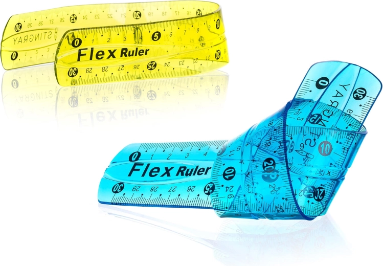Stingray flexible ruler Flexi 30 cm, assorted colors