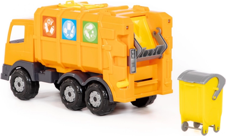 Functional lifting and emptying of the container