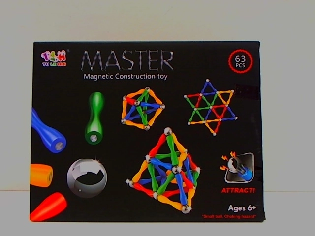 Magnetski građevinski set BIGTOYS, 63 dijela