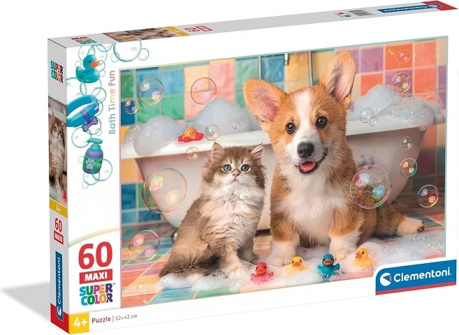 Clementoni maxi puzzle for kids Bath time fun 60 pieces